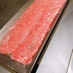 焼肉ホルモン 風土. - 黒毛和牛肩ロース薄切りを・・・