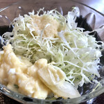 豚肉料理店 シロッコ - ドリアにセットのサラダ。
特製ポテサラ付き。