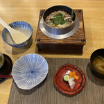 Kamameshi To Washoku Shun - 茶碗蒸し・みそ汁・お新香・釜飯