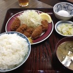 まつもと食堂 - 牡蠣フライ定食　600円