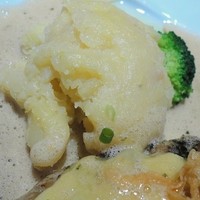 旬菜ステーキ処 らいむらいと - 付け合せの「マッシュポテト」