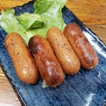 むらこ志家 - ウインナー焼き