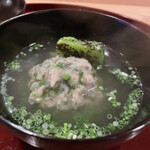 多仁本 - でっかい万願寺唐辛子の下にはすっぽんのしんじょ！初めてだわぁ〜うまぁあ〜♡