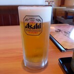 和食レストランとんでん - 生ビール 550→275円