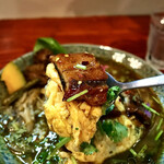 大衆中遊華食堂 八戒 - 鰻とふあふあ卵の酸麻辣カリィ リフト