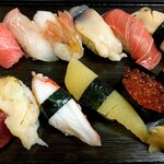 Sushidokoro Kitano Shun - おまかせ握り¥2500【May.2021】