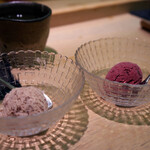 鮨　恵三 - 食後のシャーベット