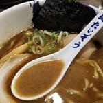 Bushi Kotsu Men Taizou - スープの表情。
