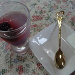 虹色キッチン - デザート　ブルーベリーの寒天