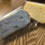 手づくりシフォンケーキ ディンプル - 左から びわ湖シフォン 塩レモンチーズ(期間限定)