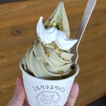 ミルクマスタッシュ - ピスタチオソフトクリーム