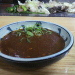 ホルモン料理専門處 利根屋 - ニンニク辛味噌だれ（ちょっと酸っぱい～）