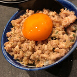 とり澤 - そぼろご飯卵かけ