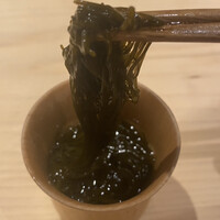海味 - 【先付け】新潟県親不知産もずく
