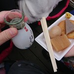 琴ケ瀬茶屋 - お土産に買ったお酒を開けちゃいました