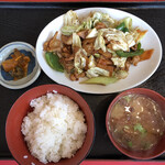 松華飯店 - 料理写真:カレー炒め定食