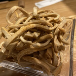 ISOGAMI　FRY　BAR - 付き出しの蕎麦フライ