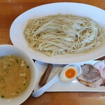 貝だしラーメン黒船 - 貝だしつけ麺/塩(並)