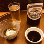 江戸銀 - まずは瓶ビールで