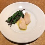 スガハラ - 宮城県産 帆立 + 栃木県産 蔓紫