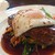 山の洋食屋 フレール - 料理写真:赤牛ハンバーグ、地鶏目玉焼きのせ。