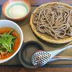 蕎麦さとやま - クッシャロせいろ+温泉玉子(1250円)