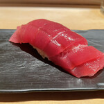 すし処 まさ - 本鮪赤身（塩釜）