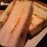 珈琲舎 ハイジ - サンドイッチ（ミックス）４００円