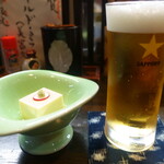 大納言本家 - 生中&お通し