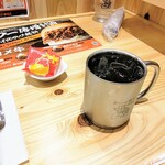 コメダ珈琲店 - アイスコーヒー[レギュラー](¥450)
      ※フレッシュと甘味抜き