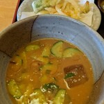 Teuchi Udon Sanaburi - 冷汁    天ぷら付