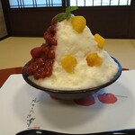 柿安 - 2色氷のフローズン果実〜マンゴーとイチゴたっぷり〜