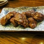 Tsunagai - 日向鶏ハツ塩焼400円(10月下旬)