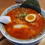 丸源ラーメン - 赤豚骨醤油ラーメン2021.08.01