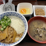 吉野家 - ネバとろ牛丼・しじみ汁