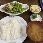 栄家 - ピーマン炒め定食