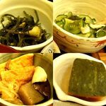 Seimon - 定食に付いてくる野菜たっぷりの小鉢類