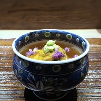 お料理 うち山 - ◆赤雲丹（唐津）と湯葉の鼈甲餡