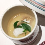 品川 鮨 栞庵 やましろ - 茶碗蒸し(穴子/ほたて/銀杏)