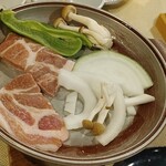 中村屋 - 陶板焼き、、、陶じゃないか？？