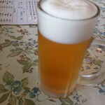 Chuuka Shanhai - 生ビールも頼んでいました。