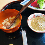 山玄茶 - ポン酢に胡麻はマストね(^_-)-☆