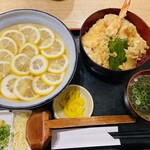 うどん処 松 - レモンひやひや&6種の天丼