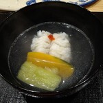鮨旬美西川 - 椀物
      鱧、自家製柚子胡椒