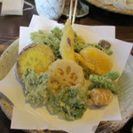 うずら家 - 季節の野菜天ぷら
