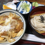 Kompira - カツ丼セット 冷たいうどんver.