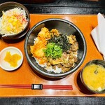 Sangyuushi Aiya - 牛すじキムチ丼セット ライス大