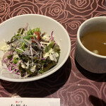 神戸牛 吉祥吉 - サラダ、スープ