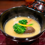 鳥田中 - 椀　鶏スープ白味噌仕立て