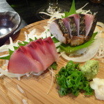 ｍｉｔｒａ⇒mitra - 鰹の刺身とたたき